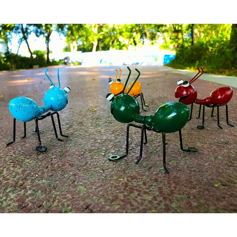 GRNSHTS Metal Ant Garden Yard Decor Outdoor Wall Art Decorations - Ants  Decor Sculptures Ornaments Gifts for Outside Fence Backyard Lawn Tree  Porch, Set of 4 