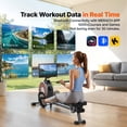 thumbnail image 5 of MERACH Rowing Machine with 15.6" HD Touchscreen, Magnetic Resistance Rower for Home, 16 Levels, Ultra-Quiet Dual Slide Rail, 350 lbs Capacity, App Compatible, Full-Body Workout, 5 of 8