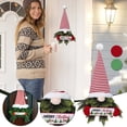 thumbnail image 2 of Vikakiooze Christmas Dwarf Door Hanging Faceless Doll Christmas Decoration Wreath 2023, 2 of 9