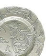 thumbnail image 5 of American Atelier, Round, Vanessa Glass Decorative Silver Charger Plate, 13", 5 of 5