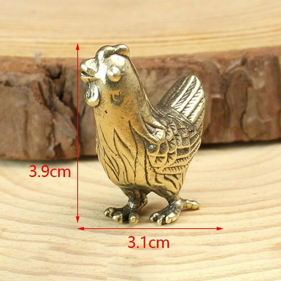 Antique Miniature Animal Ornaments Figurines Vintage Brass Mini Animals Statue