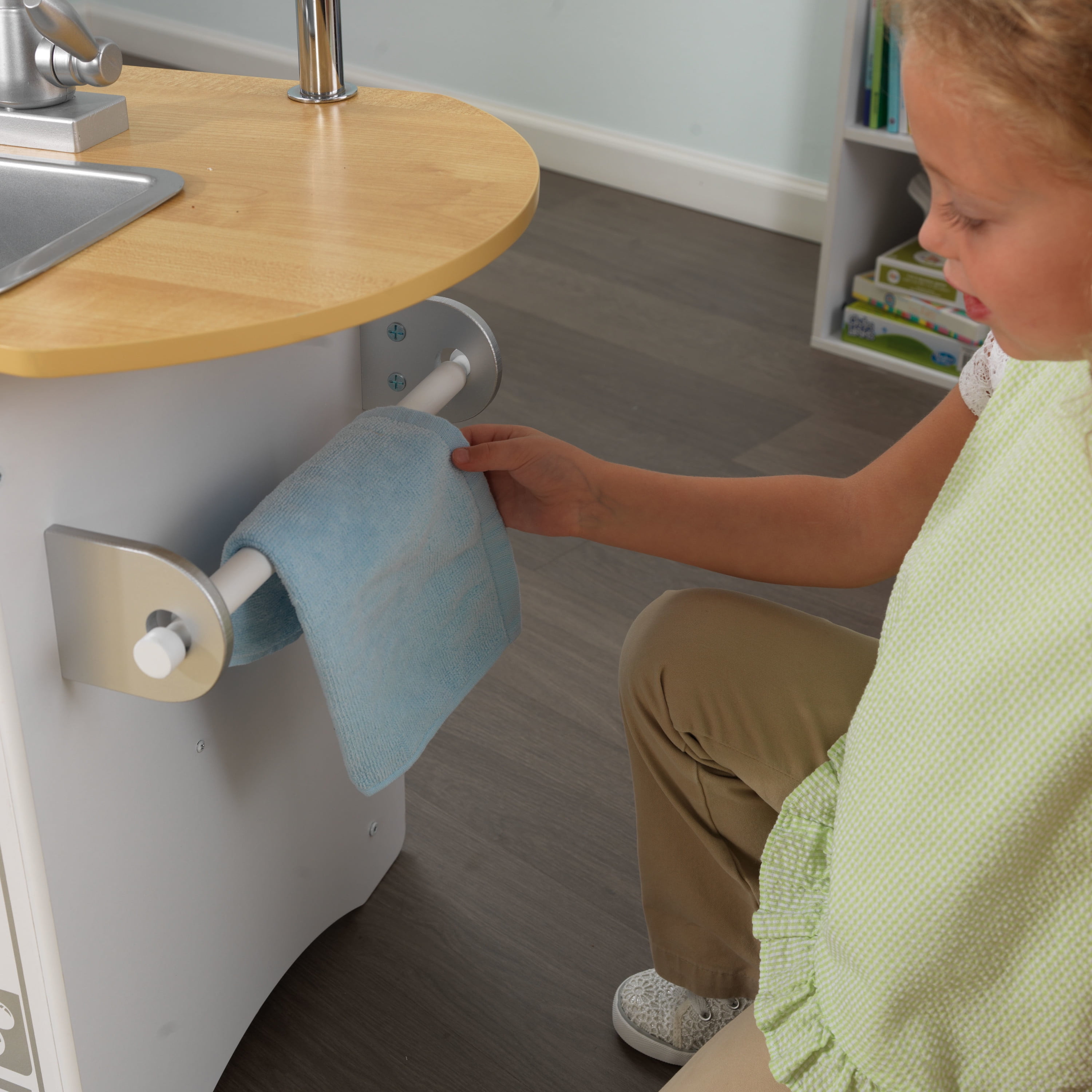Kidkraft Uptown White Play Kitchen Walmart Com Walmart Com