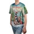 thumbnail image 4 of Merry Christmas Santa Reindeer Antlers Border Collie Sleigh Xmas Winter Holiday All Over Print 3D Shirt Unisex Merch Borders Dog Lovers Gifts Idea - 00023, 4 of 6