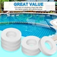 thumbnail image 3 of 6pcs Climbing Ring for Pool Cleaner Compatible with Dolphin Maytronics Robot Pool Cleaner, White Rings Wheels for Dolphin M200 M400 M500 Nautilus/CC, 3 of 5