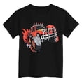 thumbnail image 4 of Gubotare Kids Shirts Kids T-Shirts Short Sleeve Plain Top Tees Boy & Girl Unisex Toddler Children Tie Dye Summer 3T 4T (Black,3-4 Years), 4 of 4