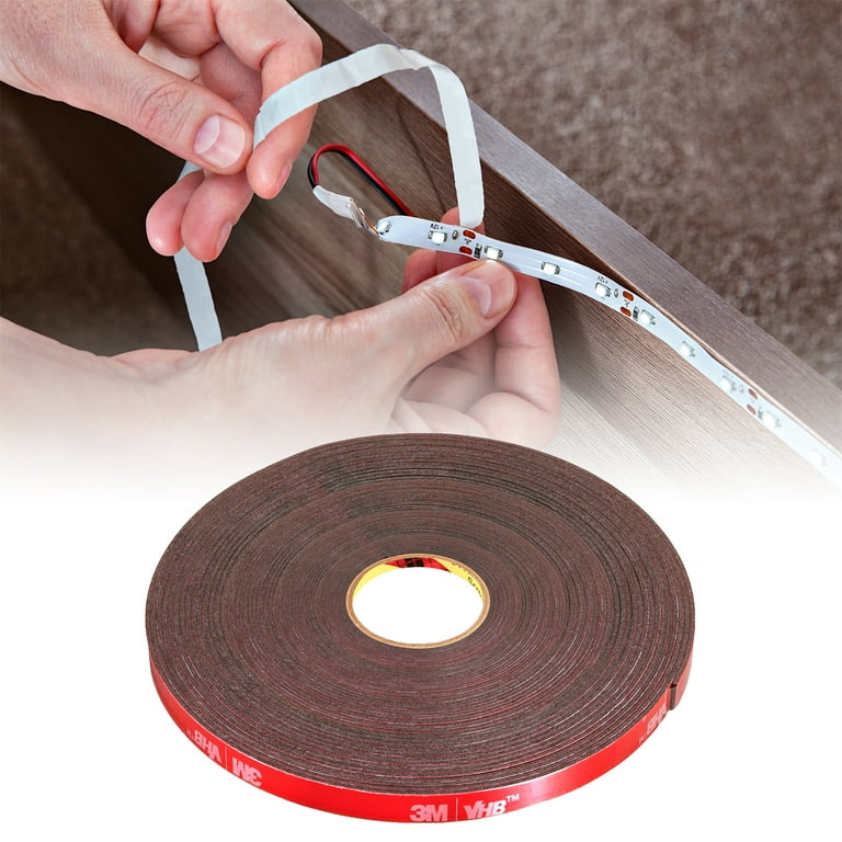CANOPUS LED Tape, Strong Mounting Tape, 0.39in x 100ft, Double