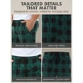 thumbnail image 2 of North 15 Boy's Super Soft, Buffalo Plaid with Deer Head, Polar Fleece Lounge Pants-1233B-Green-18, 2 of 5