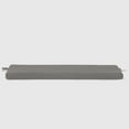 thumbnail image 5 of WestinTrends Solace Water Resistant Outdoor Patio Bench Seat Cushion, 54 x 18, Grey, 5 of 7
