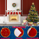thumbnail image 3 of Mini medias de Navidad, estrella de copo de nieve brillante con calcetines de punto de puño de felpa para adornos de habitación Vhermosa CPB-SSW18-1, 3 of 5