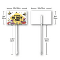 thumbnail image 2 of Eveokoki Bee Habitat No Mow Zone Sign with Metal Stake 8 x 12 Inches No Mow May Yard Sign No Mow Signs Aluminum ​Garden Signs Outdoor for Lawn Yard Garden Decor, Easy to Install, 2 of 5