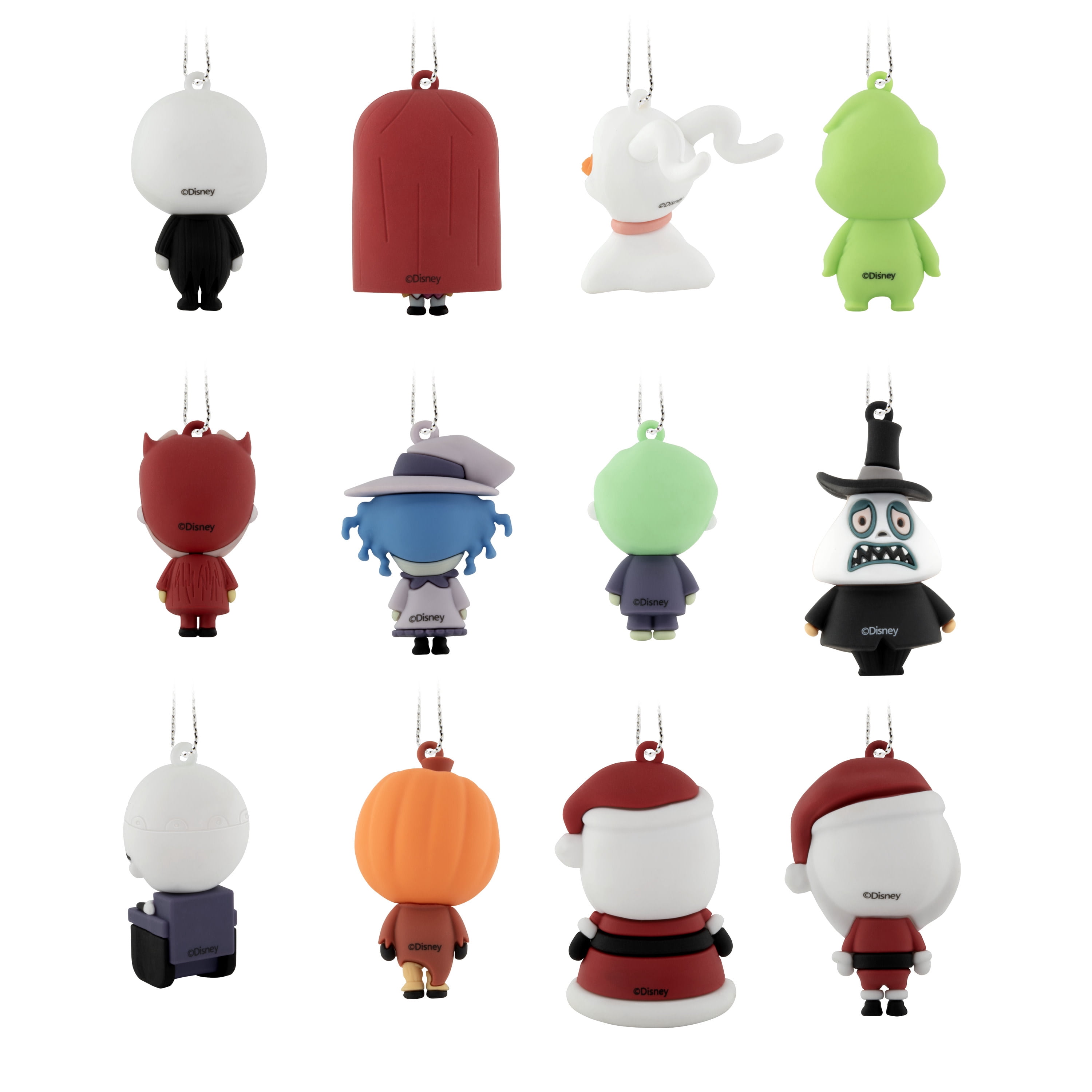 Hallmark Calendar 12 Mini Ornaments (Nightmare Before Christmas), 1 Count
