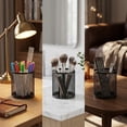 thumbnail image 5 of Taicans Metal Mesh Pen Holder,Round Pencil Cup Desk Organizer,5.2x6in Stationery Storage Basket for Office,Home,Makeup Brushes,1PCS, 5 of 7