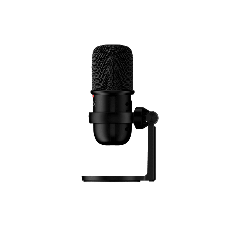 HyperX SoloCast Wired Condenser Microphone for Streaming - Black