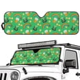 thumbnail image 2 of Psesaysky Car Windshield Sun Shade Saint Patrick Hats Rainbow Windshield Cover Automotive Interior Protection Front Window Sun Visor Protector Blocks UV Rays Keep Your Vehicle Cool, 2 of 7