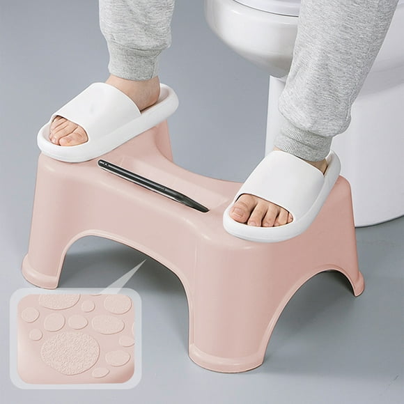 YOTQUSKI Toilet Stool Squat Adult, No-slip Poop Stool for Bathroom Adults, Portable Toilet Potty Stool, Stackable Squatty Potty for Adults, Seniors