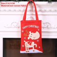 thumbnail image 1 of Saco navideño de Papá Noel para niños, bolsa de almacenamiento de dulces, decoración navideña, medias de lino, regalos de Navidad, 2023, 1 of 4