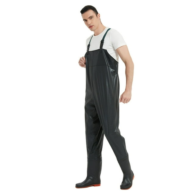 Fishing Pants,Boot Men Waterproof Chest With Boot Waders Waterproof Wader With -slip Waders Chest Wader Men And Men Pvc Men Waders Women Waders