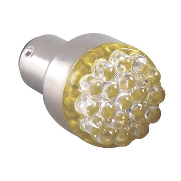 Hamsar Miniature LED Light Bulb, 1.4 W, S8, Single Contact Bayonet (BA15s) 3JYN6