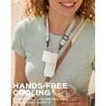 thumbnail image 6 of Portable Handheld Fan 5 Gear Speed 4000mAh Rechargeable Mini Neck Fan, up to 14 Working Hours, Foldable Desk Fan for Outdoor Travel Beach Gifts, 6 of 8