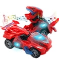 thumbnail image 1 of Auto Dinosaurio Transformable Huwairen HG-788 con Luces LED y Sonido, 1 of 5