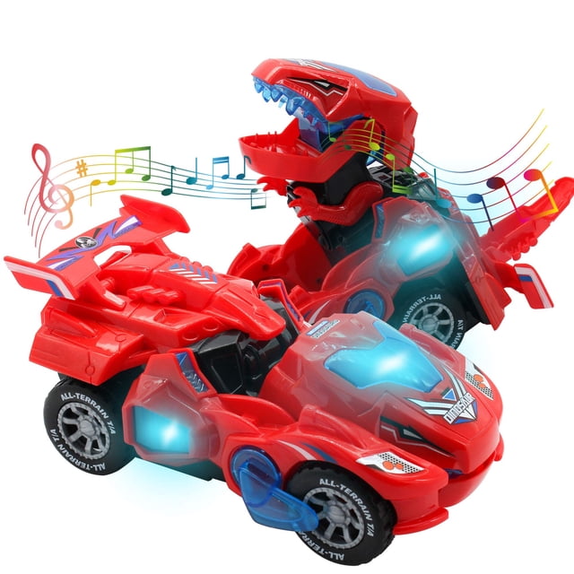 Auto Dinosaurio Transformable Huwairen HG-788 con Luces LED y Sonido