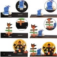 thumbnail image 3 of Harpily Desktop Decor Halloween Decorations | Halloween Table Decorations | Halloween Farmhouse Decor Rustic Halloween Decor Tiered Tray Halloween Scary Tabletop, 3 of 3