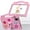 Pink, variant on Dteck Shockproof Case for T-Mobile Revvl Tab 5G 2023 Tablet, Shockproof Kids Protective Case with Kickstand for TCL Tab 10 2nd Gen 10.36" with DIY Accessories,Pink
