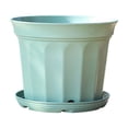 thumbnail image 2 of AUNVITO Vintage Ceramic Planter 6 x 6 Inch, Breathable Pot for Plants, Home Decor, with Drainage Hole, for Indoor and Outdoor Use, Rustic Style, 2 of 6
