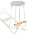 thumbnail image 2 of Sauder Boutique 29" Backless Metal Bar Stool in White, 2 of 2