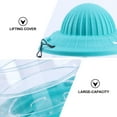 thumbnail image 3 of IBASETOY 1pc Hanging Bird Feeder Pet Supply Birds Hanging Feeder Food Container Feeding Bowl Feeding Basin Plastic Blue, 3 of 4