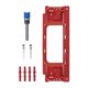 thumbnail image 1 of Bisagra Bisagra Modelos Bisagra Resistente a Plantillas Montaje en Puerta Kit de Montaje Bisagra Embutida Rojo, 1 of 9