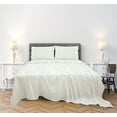 thumbnail image 3 of ROYALE LINENS 300 Thread Count 100% Long Staple Combed Cotton Striped Sheet Set - 3 Piece Twin Bed Sheets - 1 Fitted, 1 Flat & Pillow case -Soft Cool & Crisp Sheet Set (Twin, Stripe Multi Color), 3 of 10