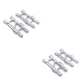 thumbnail image 3 of Tholdsy RC Car Swing Arm Metal 2 Piezas Resistente al desgaste con mano de obra exquisita Ligero Reemplazo perfecto Plata Plata 2piezas Tholdsy CBP203018, 3 of 5