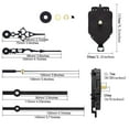 thumbnail image 2 of HR9403 Replacement Clock Pendulum Movement Mechanism Motor & Fittings -, 2 of 8
