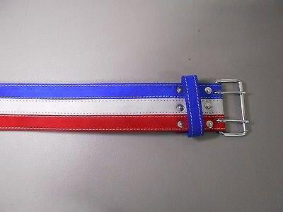 Ader Leather Power Lifting Belt 4" Red 