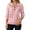 Pink, variant on Krdevn Solid Color Casual Stand Collar Half Zip Long Sleeve Sweatshirt No Hood Pullover with Pockets,Pullover Sweatshirts for Women,Size:L