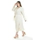 thumbnail image 2 of Vestido camisero con moño Roman Fashion /Tallas Extras, 4341 (Arena líneas) beige 40, 2 of 6