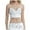 White, variant on Women's Rhinestone Diamond Tank Top Color Beaded Sling Tube Top Bustier Vest Crop Top Corset Bra Summer
