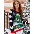 thumbnail image 2 of Spencer Women's Christmas Sweaters, Ugly Christmas Sweaters for Women Cute Funny Winter Holiday Party Pullover Sweater, Size S-XXL, 2 of 12