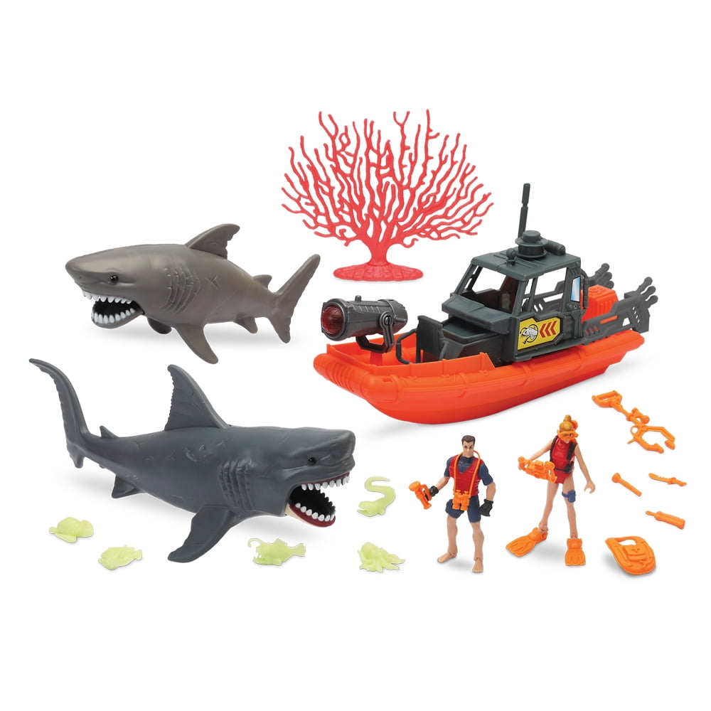 Kid Connection Shark Exploration Play Set, 23 Pieces