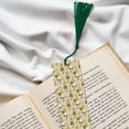 thumbnail image 6 of Kdxio Gnomes Bees And Sunflowers Print Metal Tassel Bookmarks,Perfect Gift for Art Lovers and Bookworms Metal Bookmarks for Women, 6 of 8