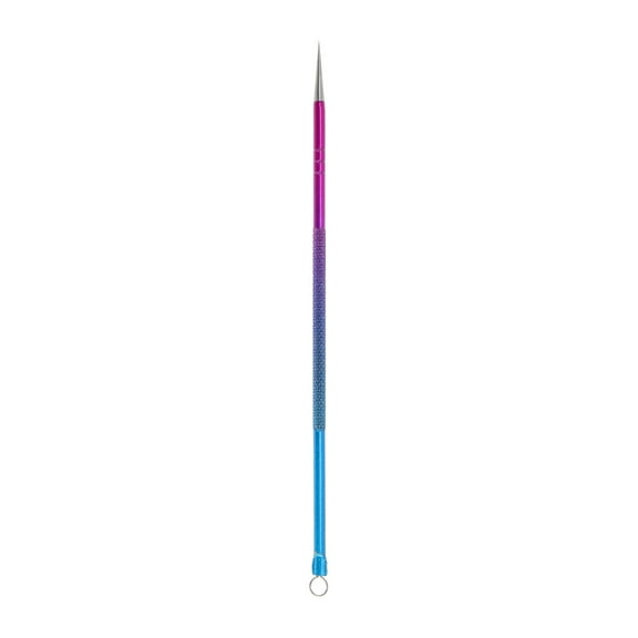 Unique Bargains 1 Pc Facial Gradient Pimple Extractor Blue Purple