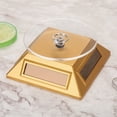 thumbnail image 6 of Solar Showcase For 360 Degrees Turntable Rotating Jewelry Organizer Display Stand Gold, 6 of 8