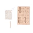 thumbnail image 4 of Herramienta de Rastreo de Números ANGGREK Tablero de Práctica de madera Pequeño Material de Tilo, 4 of 8