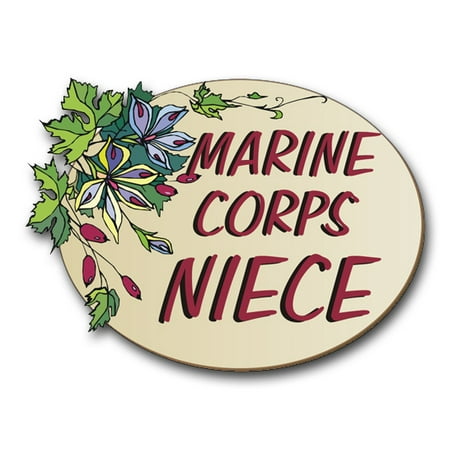 UPC 192408000116 product image for 3.8 Inch Marine Corps Niece Pride Vinyl Transfer Decal | upcitemdb.com