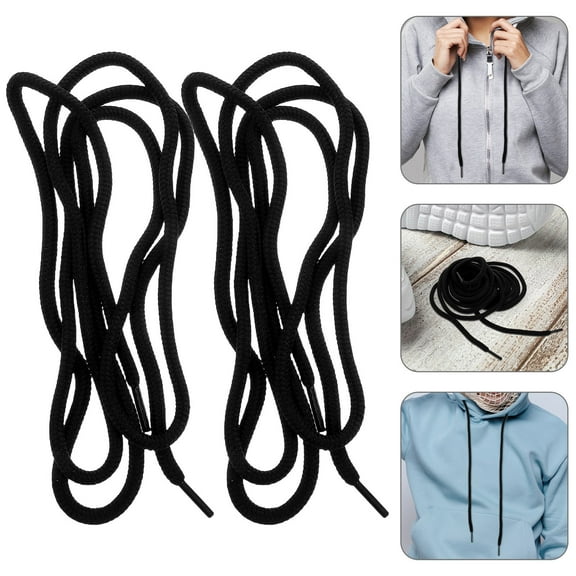 Masteelf 2 Pairs Rope Shoelaces For Sneakers And Boots Adds Personal Style Anti-Wear Pant Rope For Sports And Daily Use Polyester Shoelaces