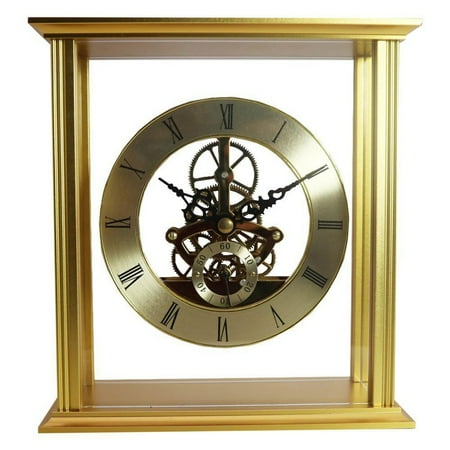 Metal Wall Clock Gear Wall Clock Round Gear Wall Clock Golden Perspective Digital Wall Clock 160mm Diameter