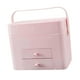 thumbnail image 5 of Estuche de maquillaje organizador con espejo iluminado, resistente al agua y cajones. Rosa, 5 of 9