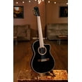 thumbnail image 4 of Performer Series Solid Top Thinline Crossover Acoustic-Electric Nylon Classical Guitar with Bag, 4 of 4