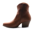 thumbnail image 2 of Women's Ankle High Boho Chic Bootie Western Cowboy Dress Boots, Tan, 7, 2 of 3